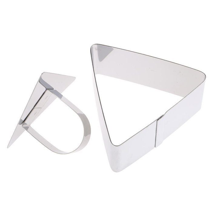 VANKER Stainless Steel Cake Mousse Mould Cake Baking Cake Decor Mold Ring(flag) N3