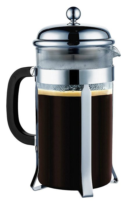 French Coffee Press 8 Cup (1 liter, 34 oz), Chrome N3