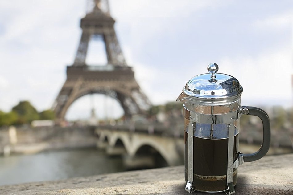 French Coffee Press 8 Cup (1 liter, 34 oz), Chrome N4