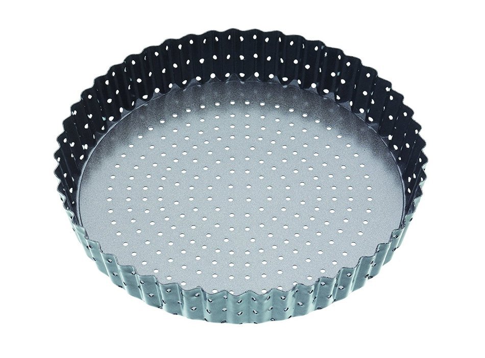 25 x 3cm Master Class Crusty Bake Fluted Round Flan Quiche Tin