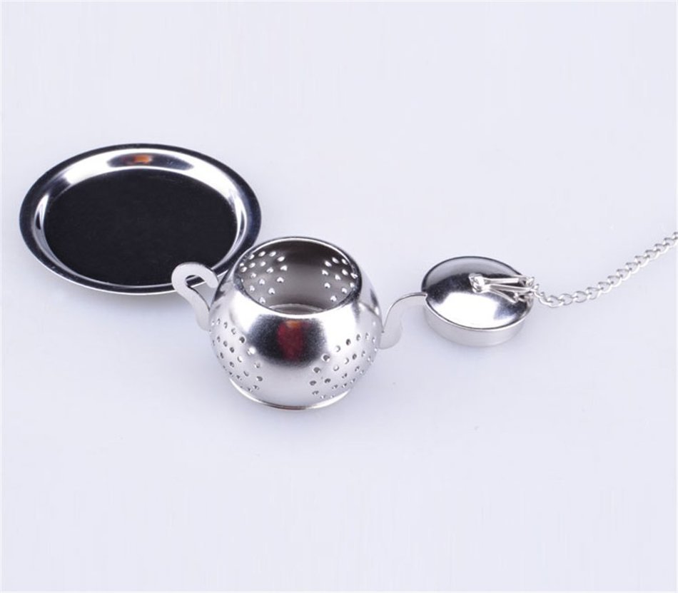 Stainless Steel Tea Filter Teapot Shape