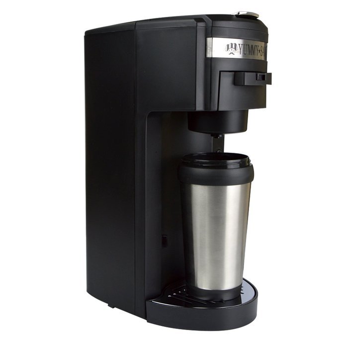 2-in-1 K-cup capsule machine Yummy Sam&reg; Ground Coffee Single Serve Coffee Maker with Hydroforce Extraction System... N5