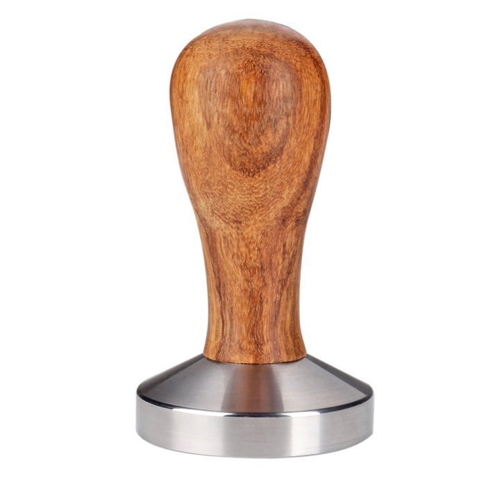 Flexzion Coffee Tamper Machine 51mm Diameter Stainless Steel Flat Base Grip Handle Barista Espresso Bean Press... N19