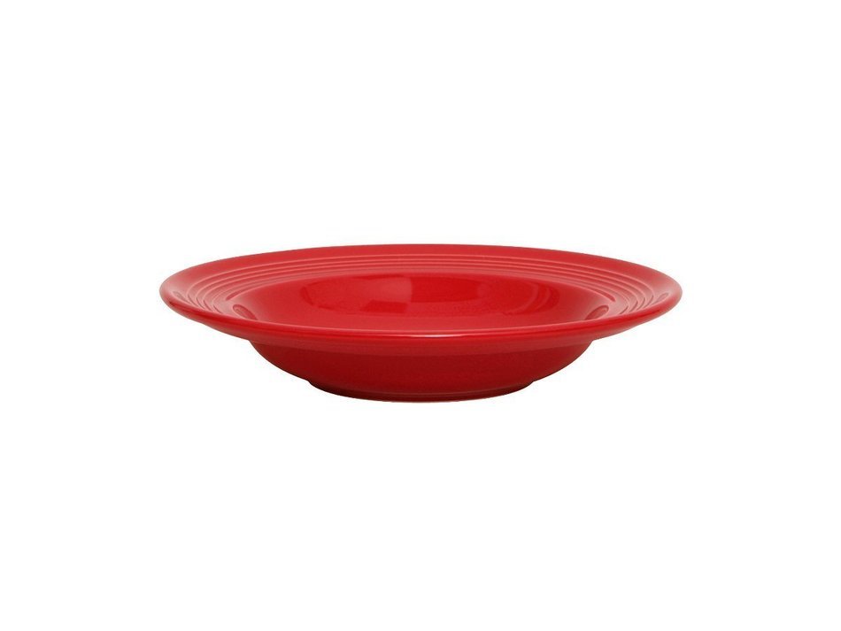 Tuxton Home Concentrix Bowl (Set of 4), 13 oz, Cayenne Red; Restaurant Grade Nonporous Virtrified China; Thermal... N64