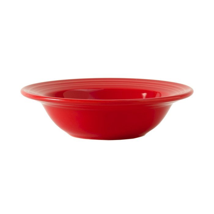 Tuxton Home Concentrix Bowl (Set of 4), 13 oz, Cayenne Red; Restaurant Grade Nonporous Virtrified China; Thermal... N73