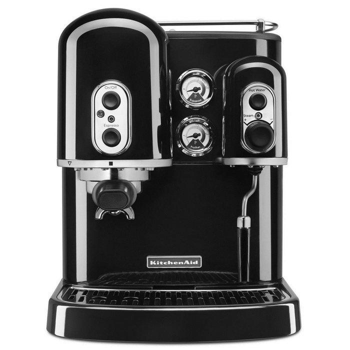 KitchenAid KES2102ER Pro Line Series Espresso Maker with Dual Independent Boilers, Empire Red N2