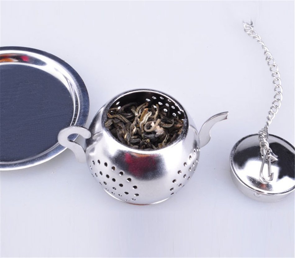 Stainless Steel Tea Filter Teapot Shape N3