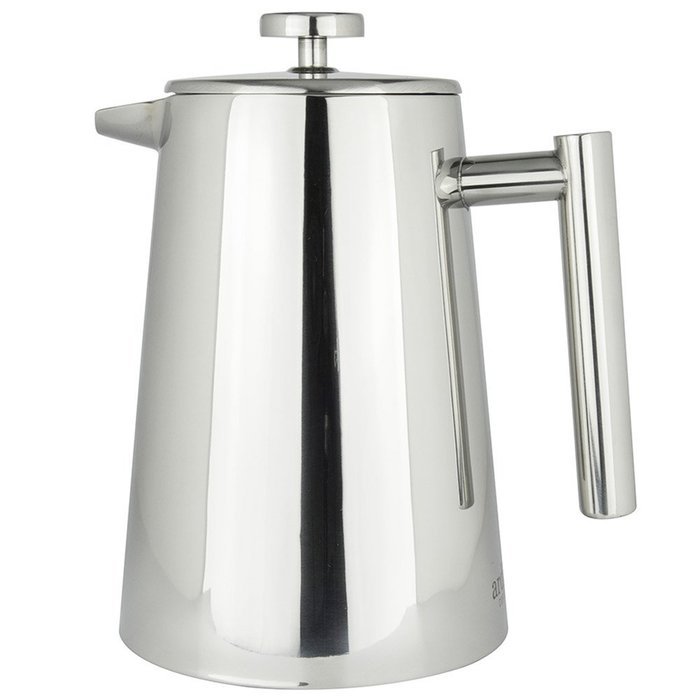 Stainless Steel French Press Coffee Tea Maker Ardito Coffee AC1LSSCP 4 8 oz Cup Safe Touch Double Wall Wide Base... N3