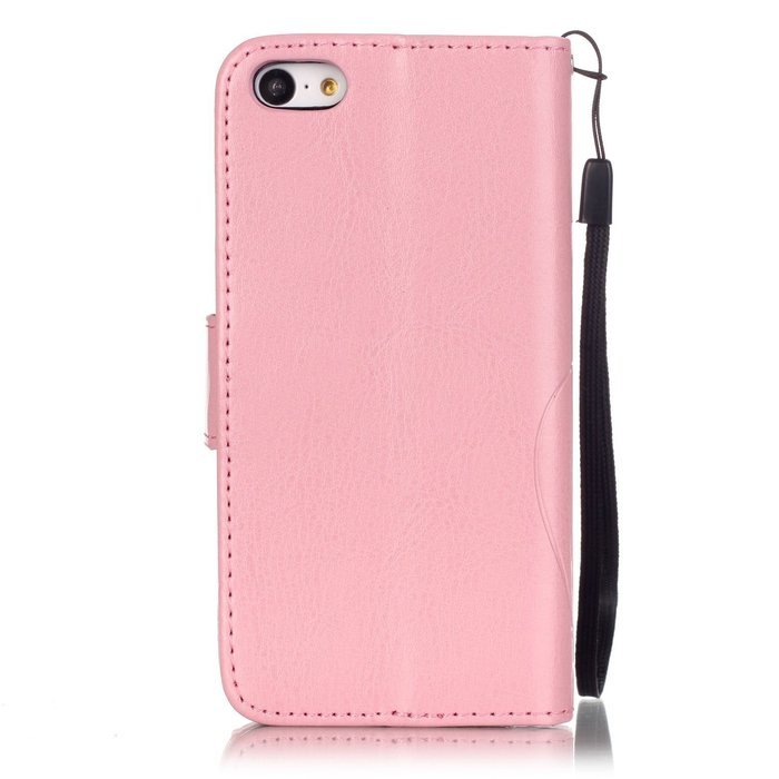 iPhone 5C Case, iPhone 5C Wallet Case,PHEZEN Four Leaf Clover Flower Design PU Leather Wallet Case Stand Flip... N24