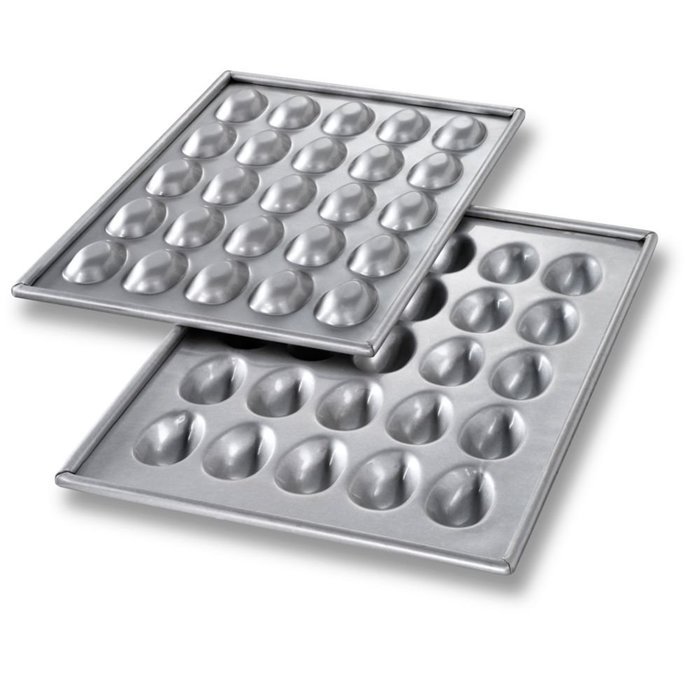 Chicago Metallic 47255 Mini-Egg / Football 2-Pc Cake Pan Set - 2 / CS