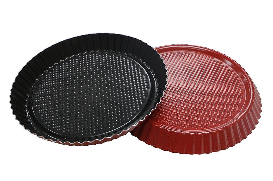 Webake 2 Pack Pizza Pan 9 inch Non-stick Quiche Pie Pan N4