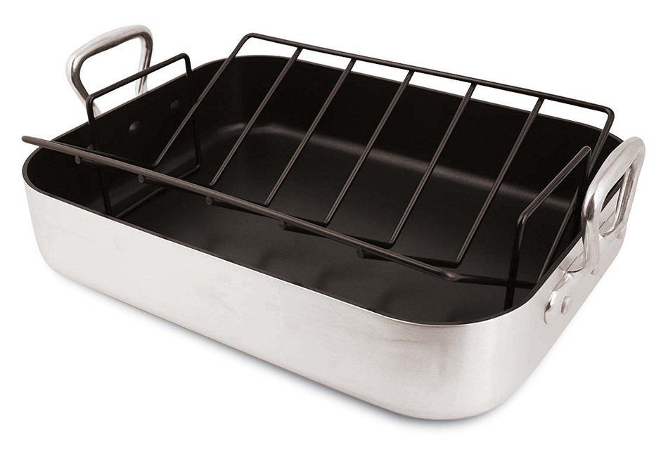 World Cuisine Non-Stick Roasting Pan with Non-Stick Rack (81240)