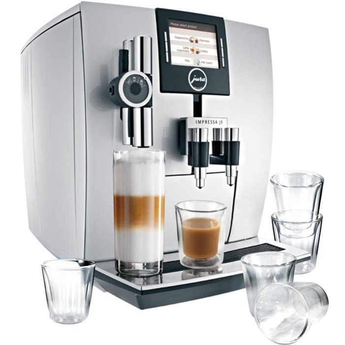 Jura Impressa J9 One Touch TFT Automatic Coffee Center, Chrome N15