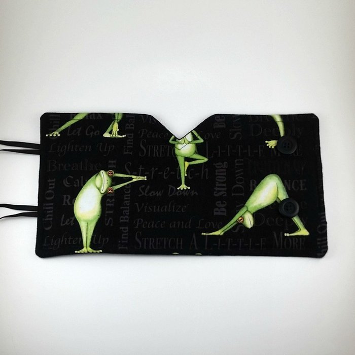 French Press Cozy Cover, 8 cup, Cafetiere Cosy, Insulated Frog, Yoga Decor N2