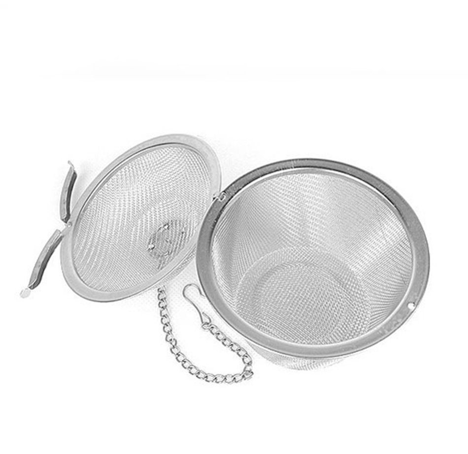 Meleg Otthon Stainless Steel Fine Mesh Tea Filters Tea Scoop For Loose Tea Seasoning Ball Set Loose Tea Infuser... N5