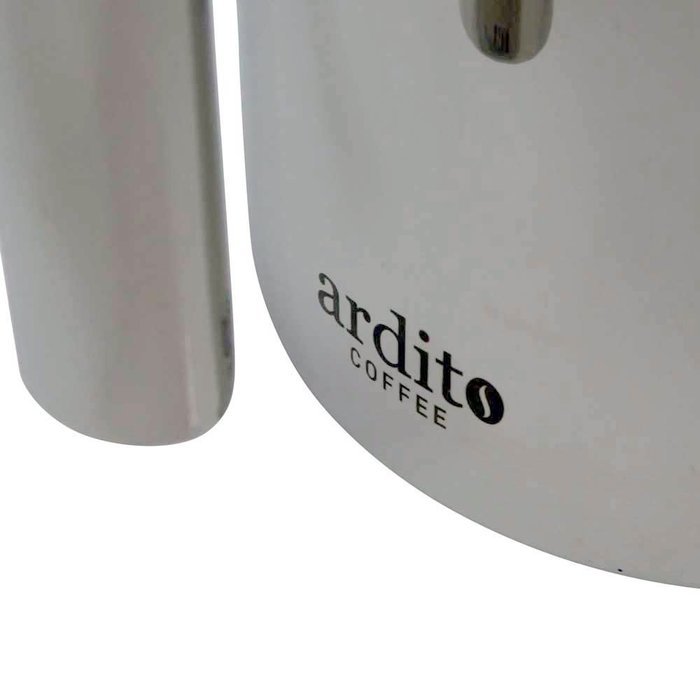 Stainless Steel French Press Coffee Tea Maker Ardito Coffee AC1LSSCP 4 8 oz Cup Safe Touch Double Wall Wide Base... N7