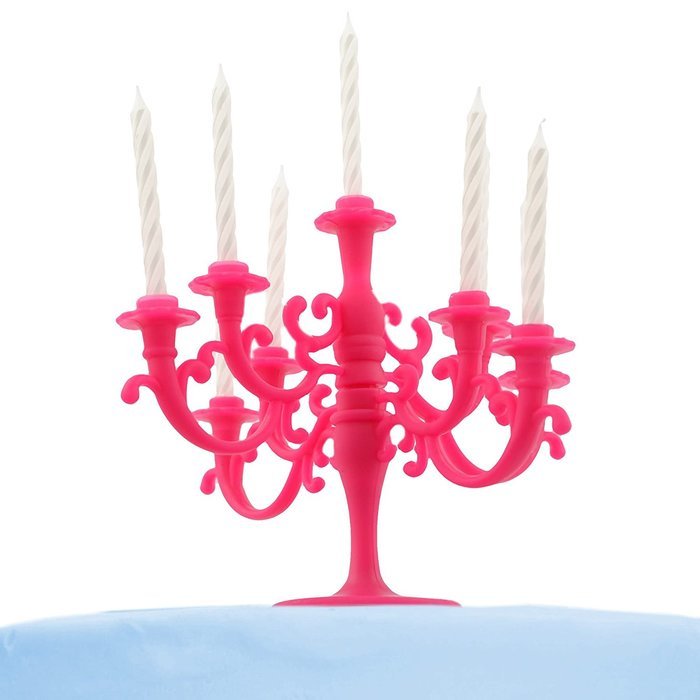 Pink Cake Candelabra Christmas Xmas Holiday Stocking Filler Secret Santa Novelty Present N3