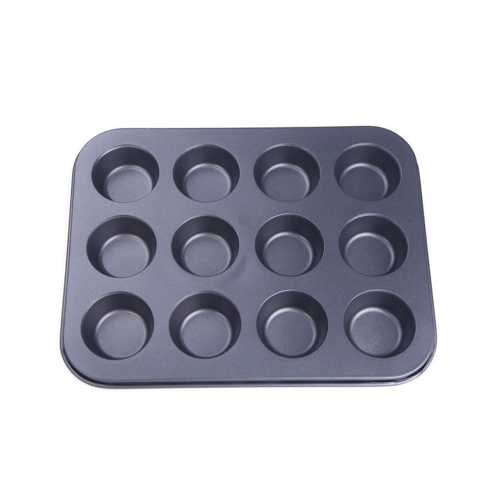 Anself 12 Cups Muffin Cupcake Baking Pan Set NonStick Mould Mold for Dishwasher Safe N2