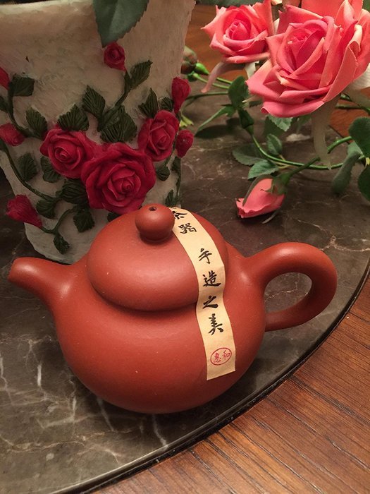 Music City Tea Yixing Tea Pot with 5oz Capacity High Recommend Red #001 N4