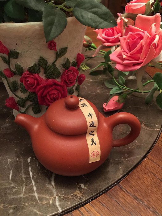 Music City Tea Yixing Tea Pot with 5oz Capacity High Recommend Red #001 N5