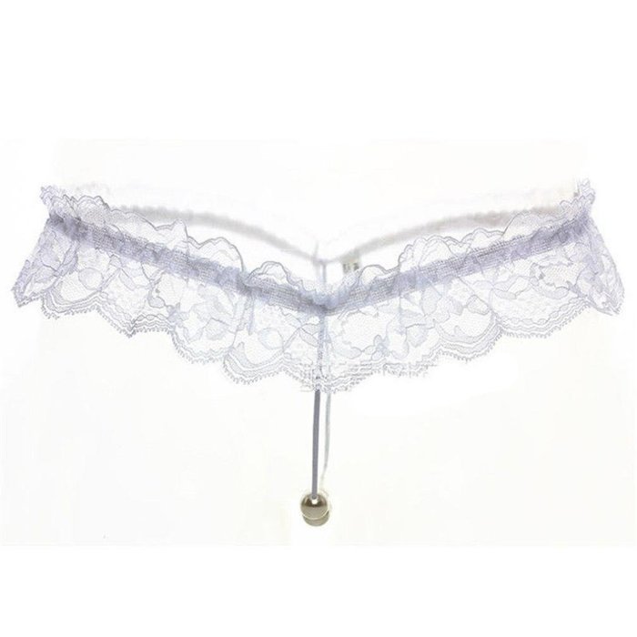 Underpants ，Beautyvan Comfortable 2016 New Thongs G-string Lace Pearl Panties Lingerie Underwear (Red) N6