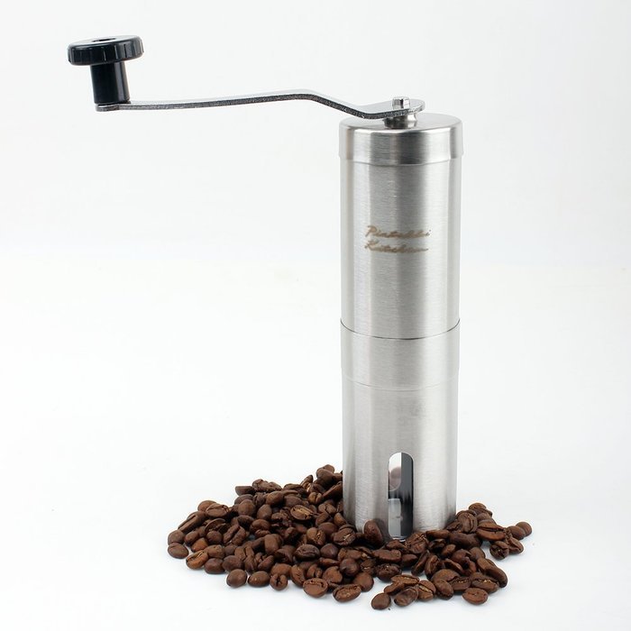 Portable Handheld Coffee Grinder - Ceramic Burr and Professional Grade Stainless Steel. Perfect Manual Coffee... N4