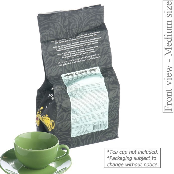 Metropolitan Tea 200 Count Pyramid Shaped Teabags, Slimming Oolong N2