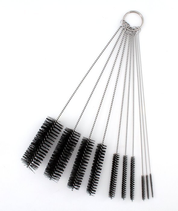 Giveme5 8 Inch Nylon Tube Brush Set - Variety Pack (10 pieces) N3