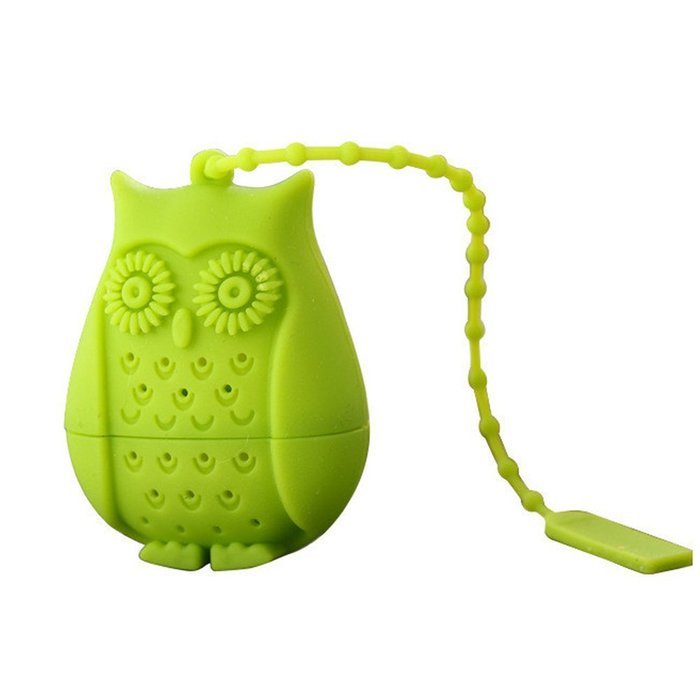 SIO Diffuser Tea Infuser Owl Strainer Bags Herbal Spice Cup Mug Filter Random Color N4