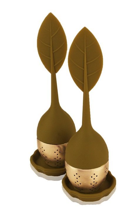 Tea Infuser 2 Pack Butler in the Home Loose Leaf Tea Water Infuser Steeper Strainer Filter Silicone and Stainless... N7
