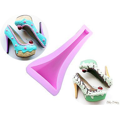 Y&XL&H High-heeled Shoes Style Sugar Candy Fondant Cake Molds For The Kitchen Baking Molds