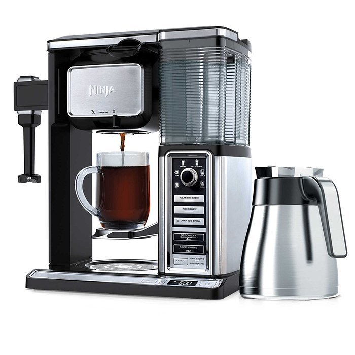 Ninja Coffee Bar 50 oz. Stainless Steel Brewer System in Black N3