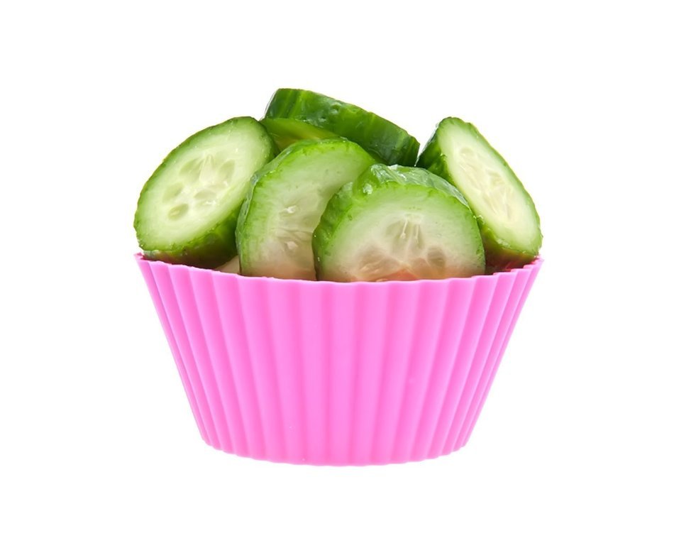 BakeRight - Silicone Baking Cups, 12 Colorful & Reusable Baking Cups N2