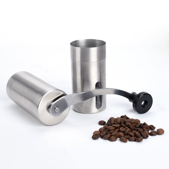 Justmysport Stainless Steel Portable Manual Coffee Grinder and Coffee Press--Perfect Coffee Grinder for French...