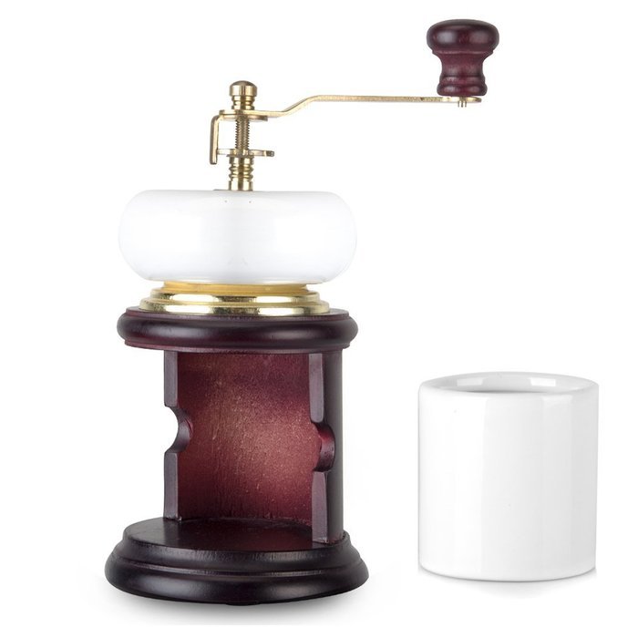 SNUUNG Manual Coffee Grinder Portable Hand Crank Mill Adjustable Ceramic Burr N13