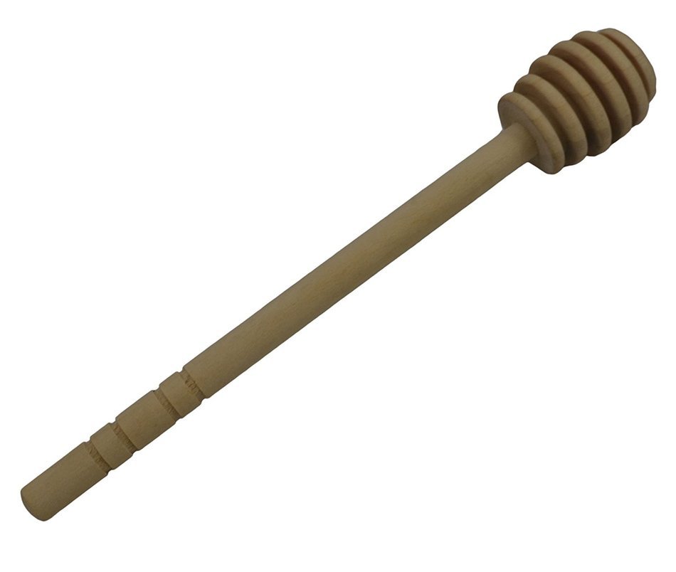 5.7" Nature Wooden Honey Stick Dipper,Set of 6 N3