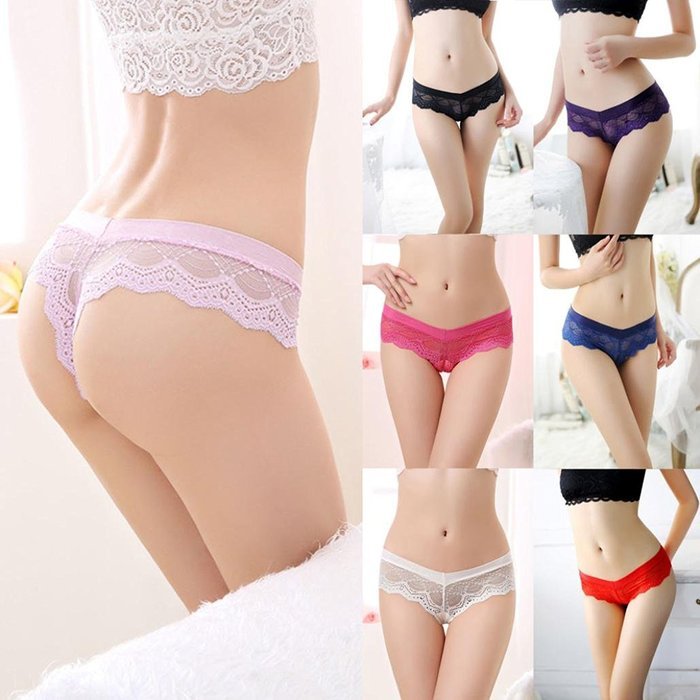 Underwear, PHOTNO Lingerie Women Lace V-string G-string Briefs Underwear Panties Thongs N13
