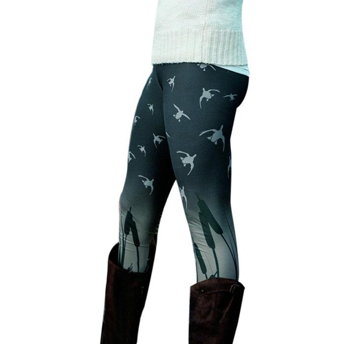 PHOTNO Fashion Women Skinny Printed Stretchy Pants Leggings N56