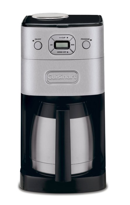 Cuisinart DGB-650BCFR 10 Cup Grind-and-Brew Thermal Automatic Coffeemaker in Brushed Metal (Certified Refurbished... N5