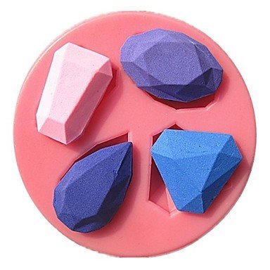 Sher Gem Diamond Collection Fondant Cake Molds Soap Chocolate Mould For The Kitchen Baking