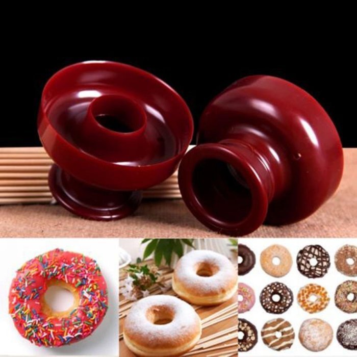 MAXGOODS Popular Donut Maker Cutter Mold Fondant Cake Bread Dessert Bakery Mould N6