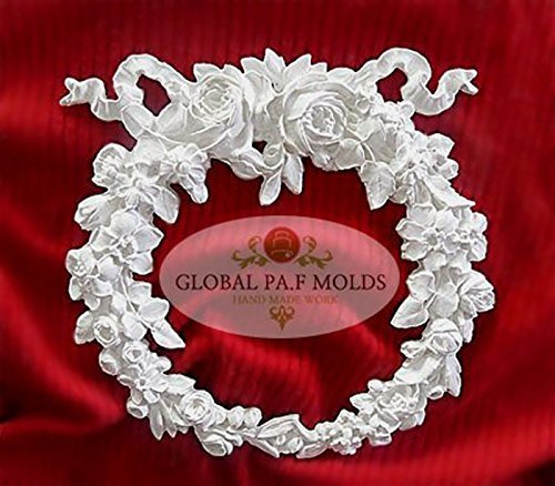 Handmade Silicone Mold /Cake Decoration Mould/ Vintage Trims Mold 226577