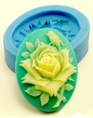 Baking Molds 3D Silicone Mould Cake Candy Pastry Tools Non-stick Beautiful Rose on Stem Silicone Mold Sugarcraft...