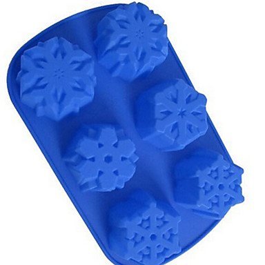 Y&XL&H DIY Silicone Snow Cake Mold Chocolate Mold Random Color