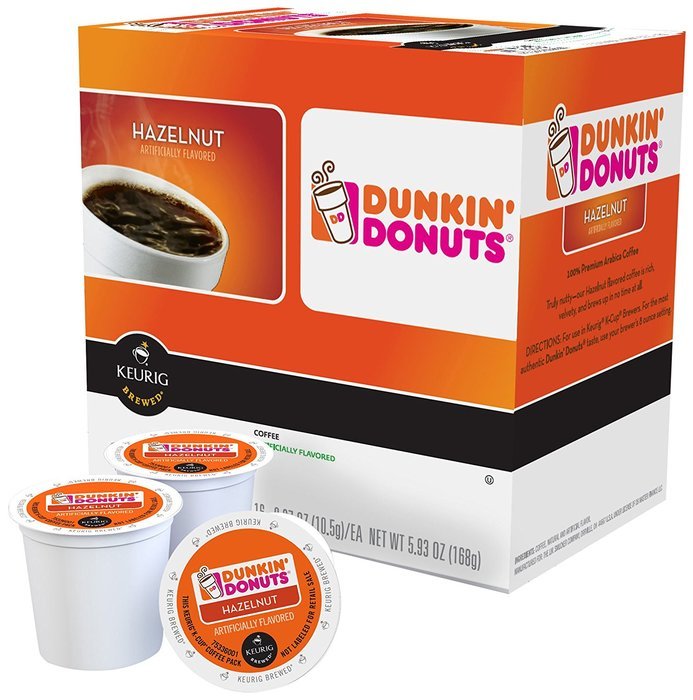 Keurig K-Cup Dunkin Donuts Hazelnut - 16 pk. One Size