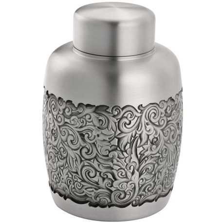 Royal Selangor Isthumus Home Collection Isthmus Airtight Pewter Tea/Coffee Caddy(Large) 18.3cm x16.5cm x12.7cm N5