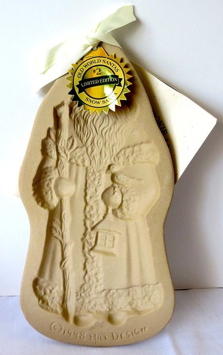 Brown Bag Cookie Art, Ltd. Ed. Old World Santa Mold, Snow Santa N2