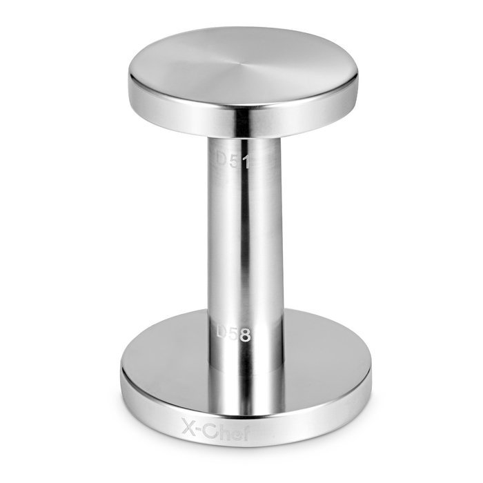 Espresso Tamper, X-Chef Aluminum Tamper for Espresso 51/ 58mm Coffee Tamper Christmas Gift N3