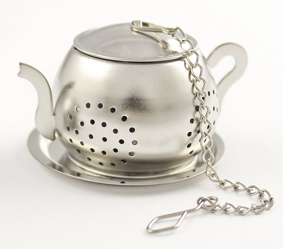 Zoie + Chloe Extra Large Stainless Steel Tea Infuser for Loose Tea - 2 Tbsp Capacity for Stronger Brew N3