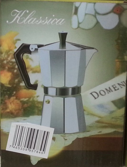3 Cup Stovetop Espresso Maker - For Gas, Electric, or Ceramic Stovetops N2